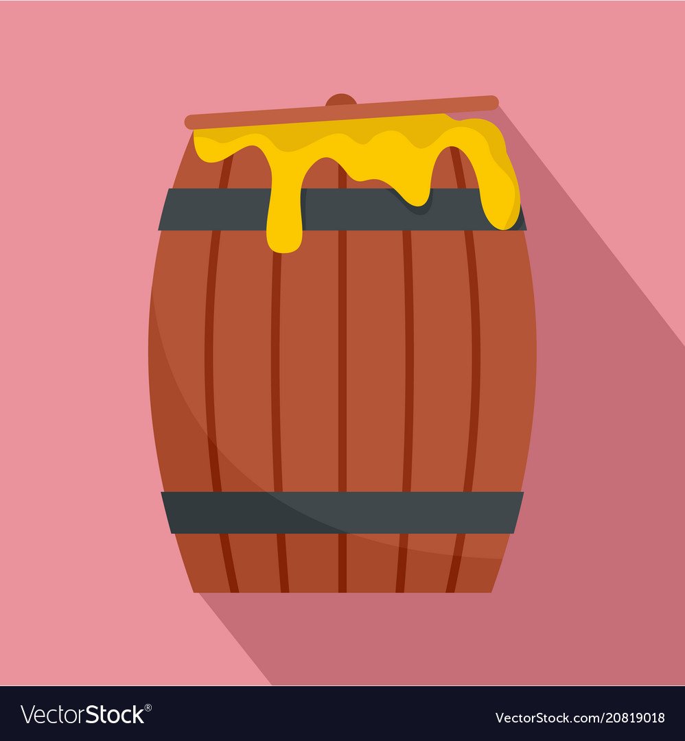 Бочка меда вектор