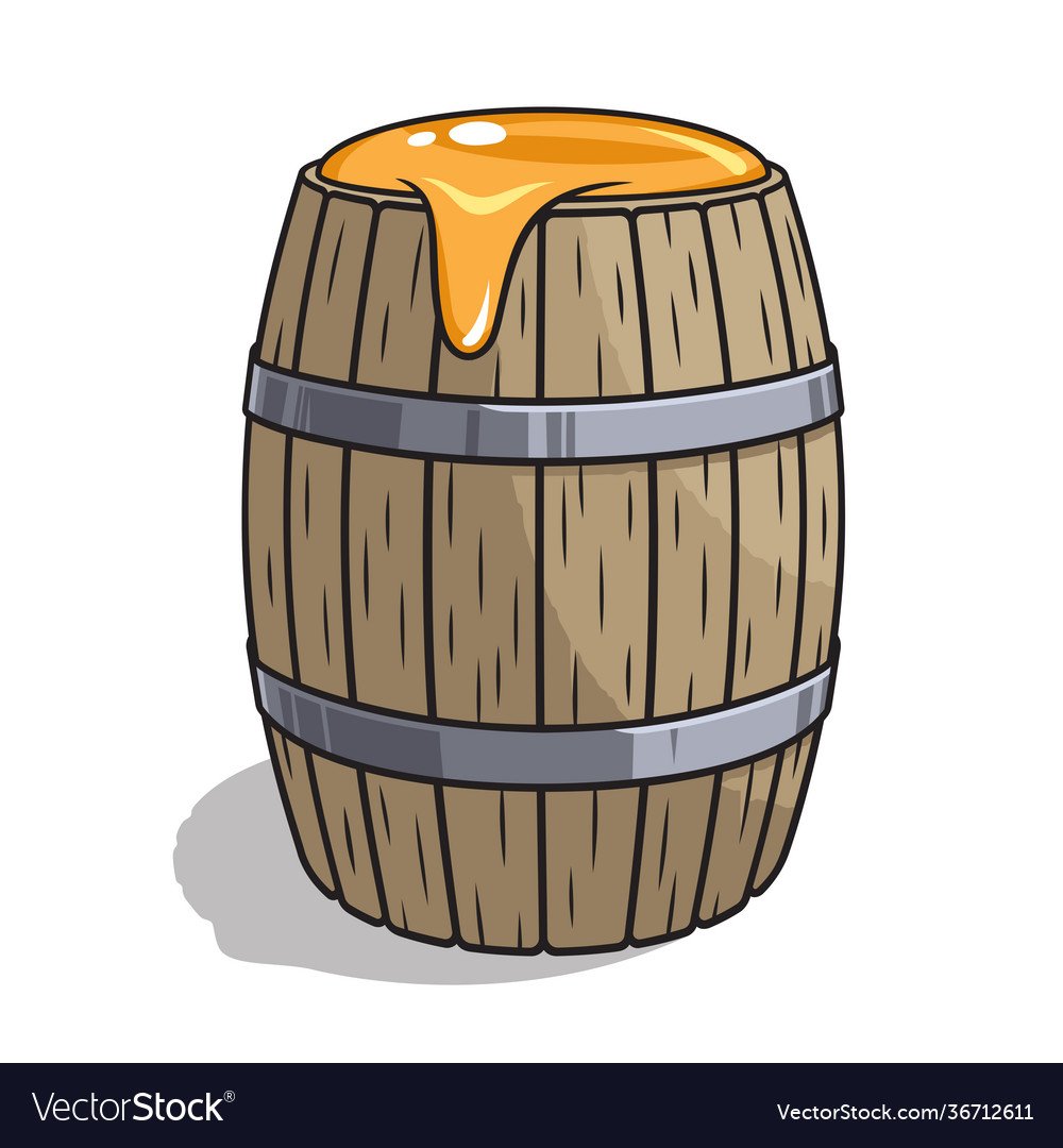 Банка меда акварель