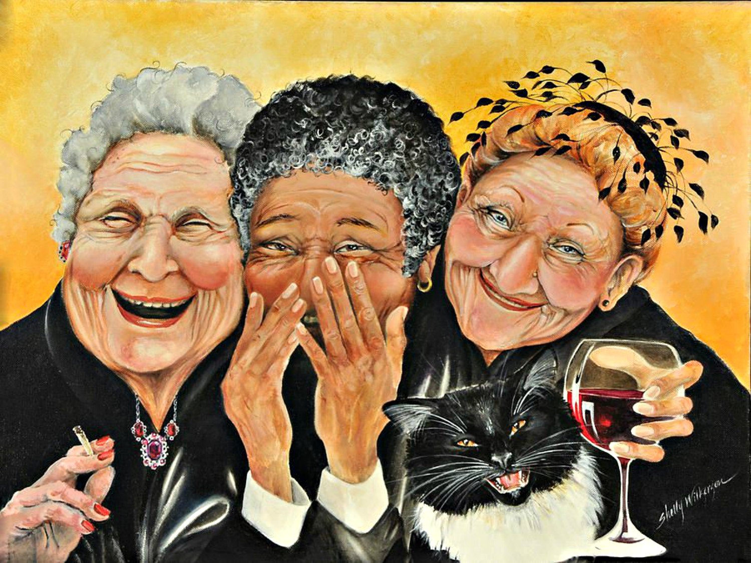 Пародии бабушки. Три подруги в старости. Три бабульки.