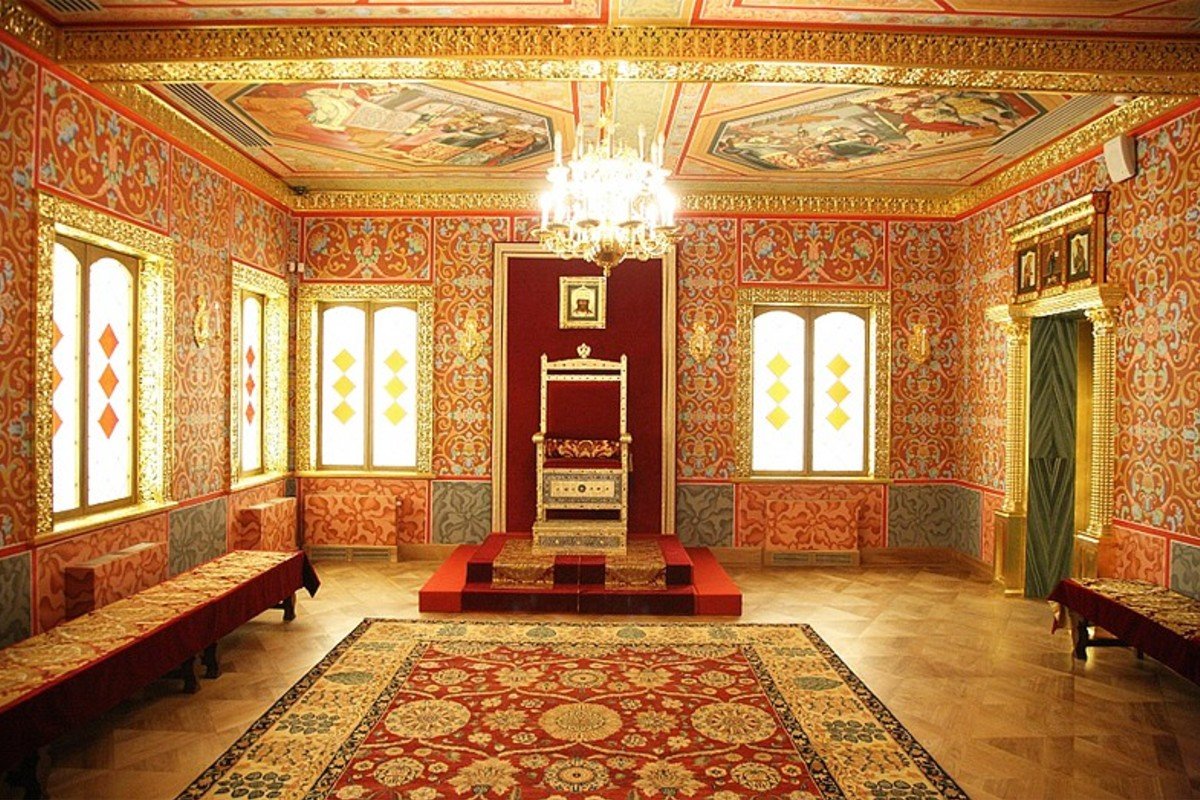 Царские палаты Тронный зал царя декорация