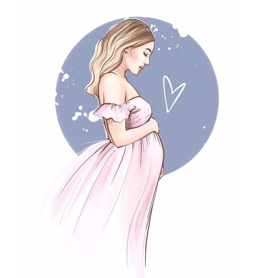 Милые рисунки беременности