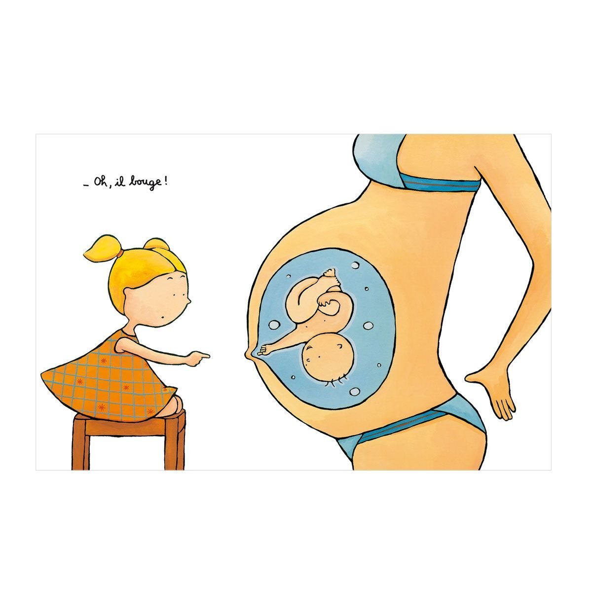 Силуэт беременной женщины