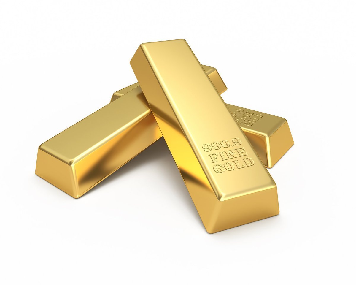 Игрушечный золотой слиток