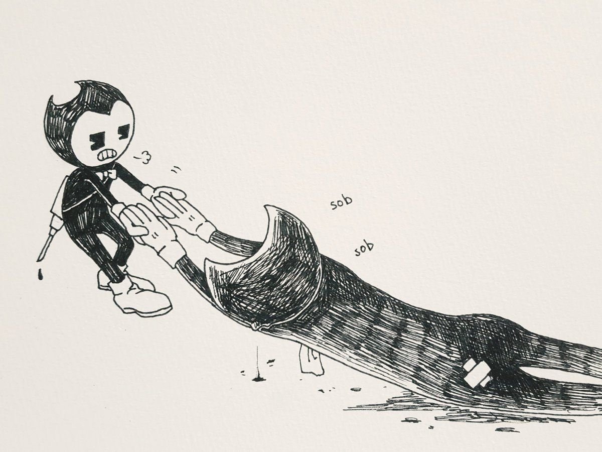 Зарисовка карандашом БЕНДИ