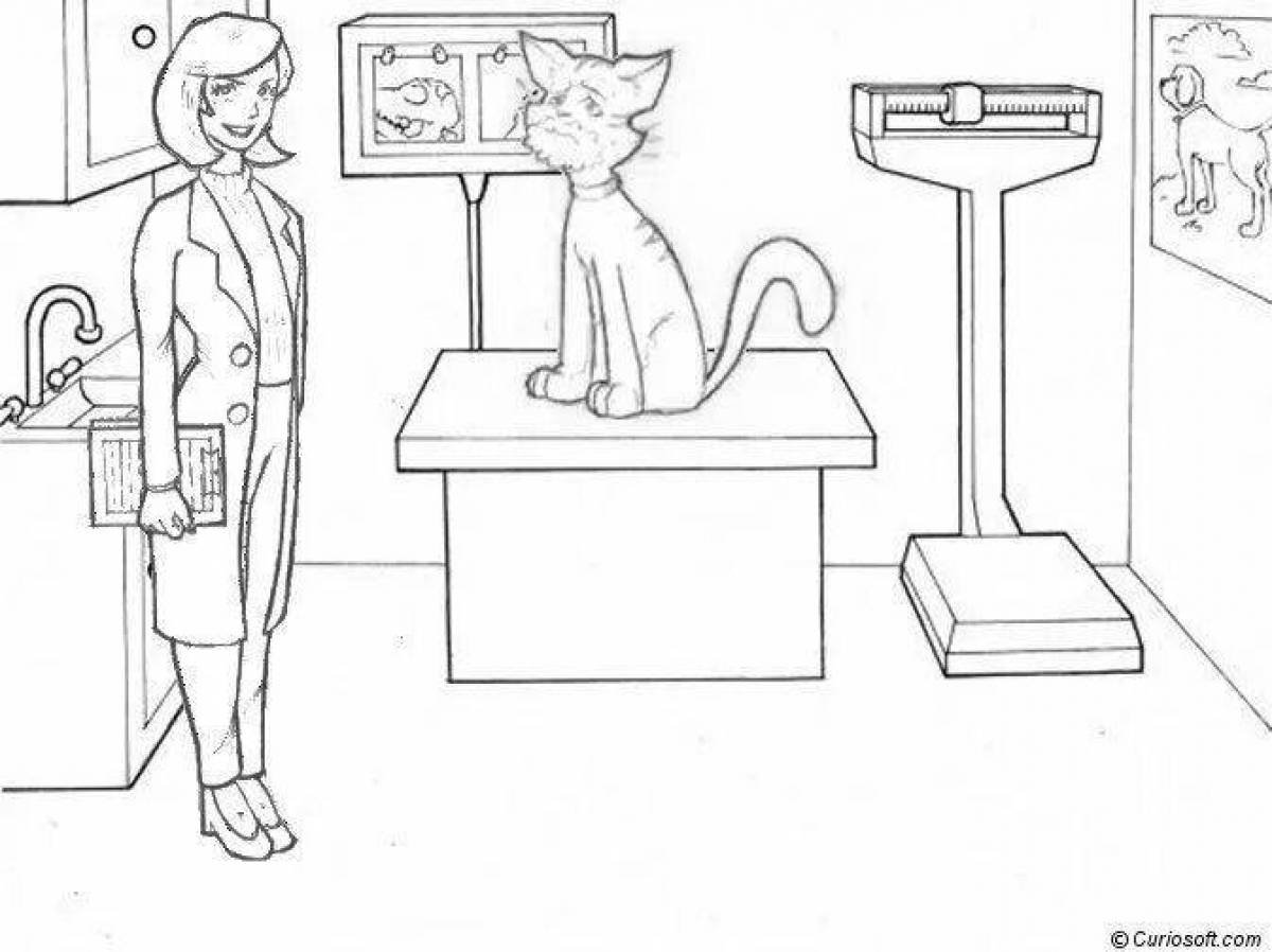 Ветеринар рисунок