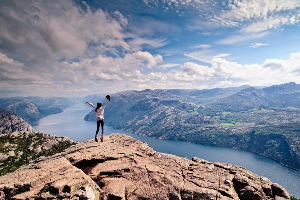 Уверенный в себе человек