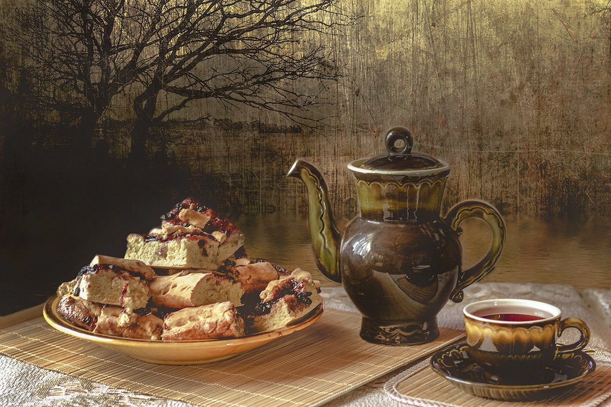 Добрый вечер с самоваром и чаепитие