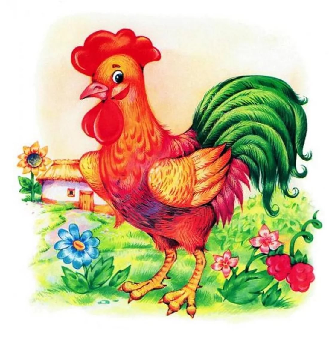 Петушок золотой гребешок книжка