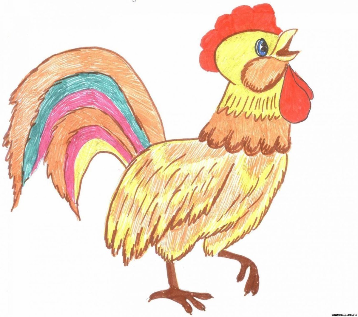 Золотой петух Куприн иллюстрация