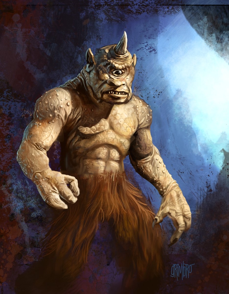 Циклоп мультяшный