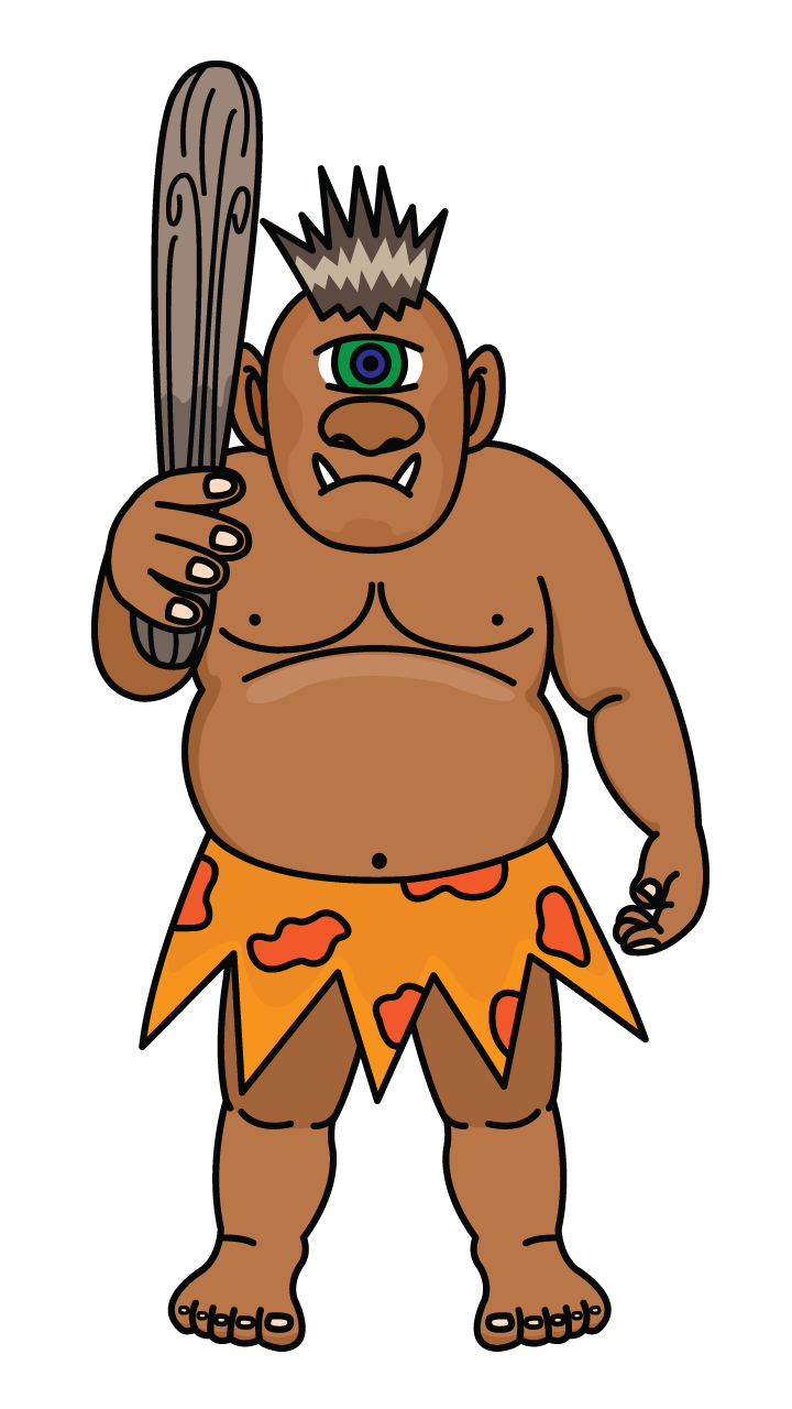 Людоед мультяшный