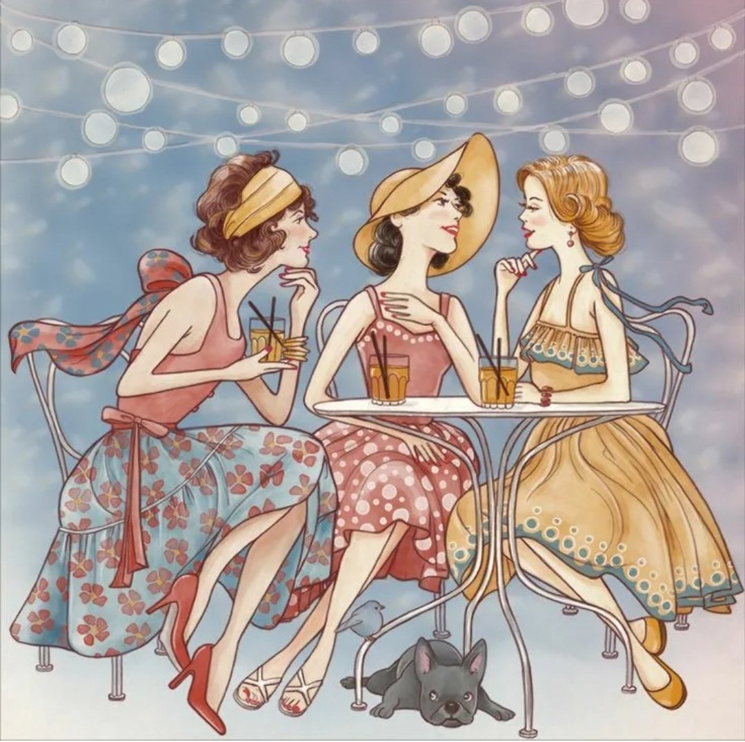 Четыре сестры рисунки