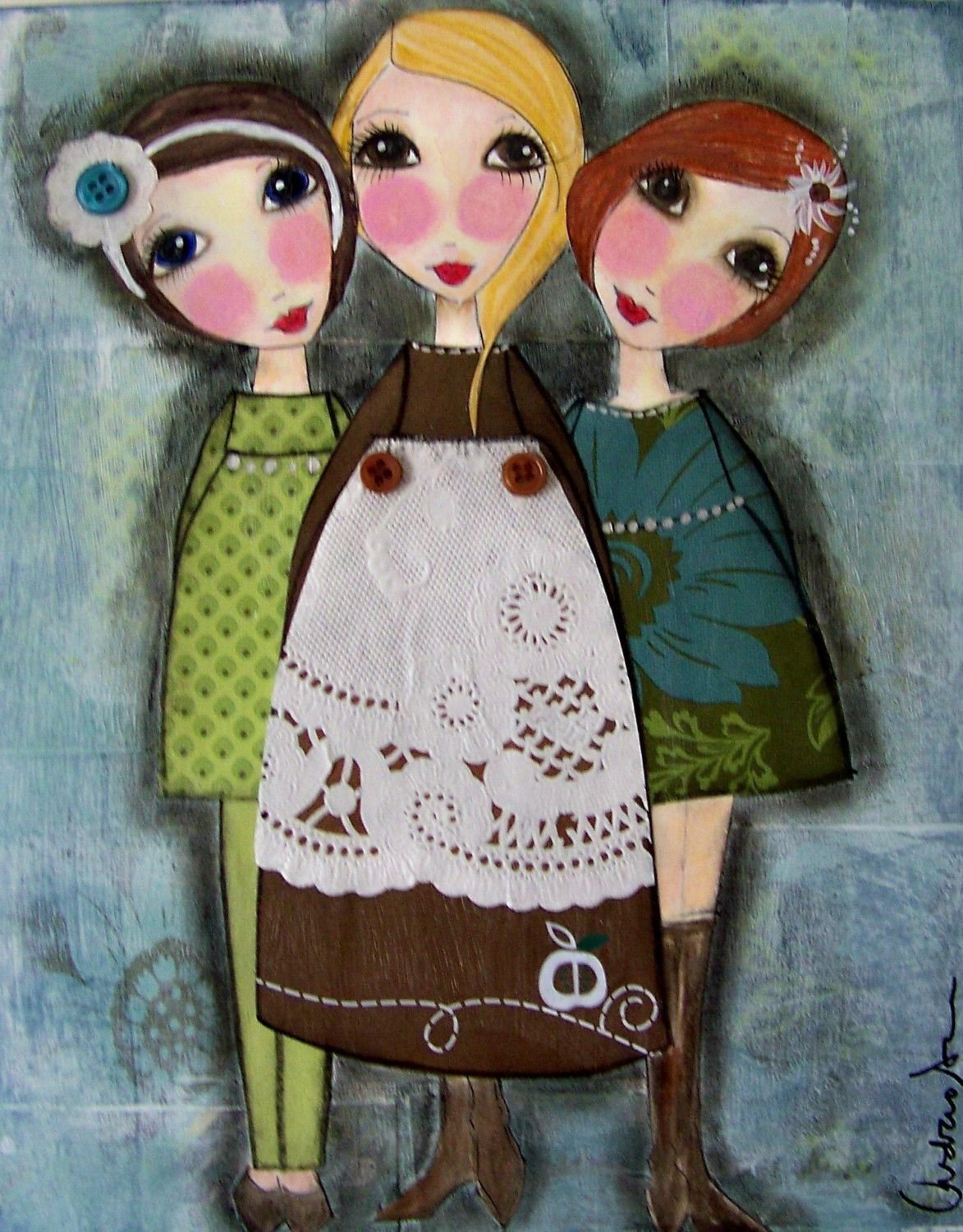 Смешной рисунок на день рождения подруге