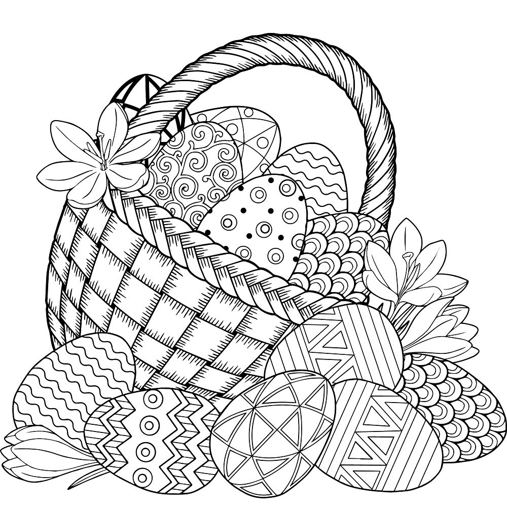 Храм раскраска Пасхальная