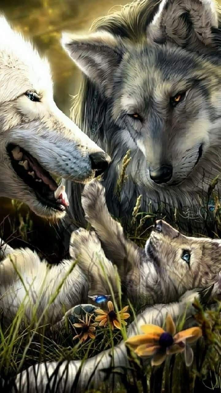 Три волка арт