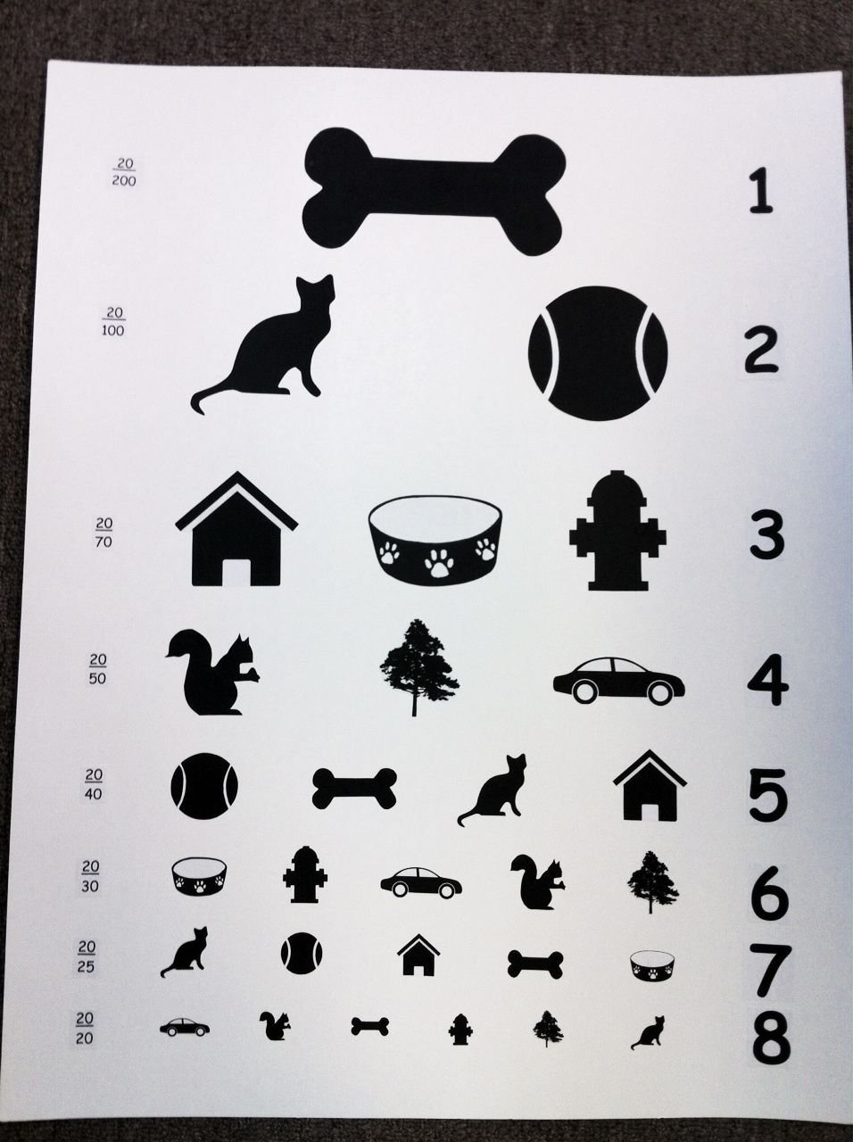 Окулист мультяшный