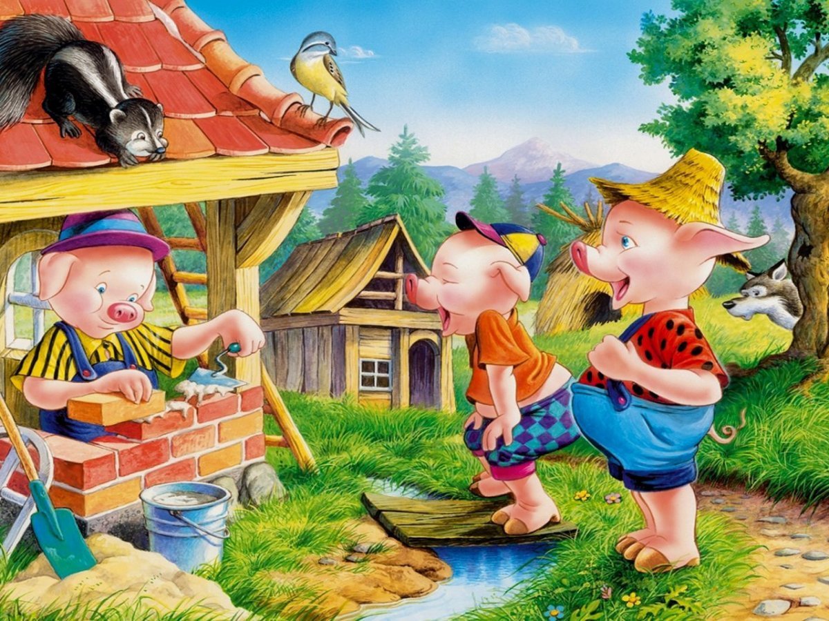 Три поросёнка аудиосказка