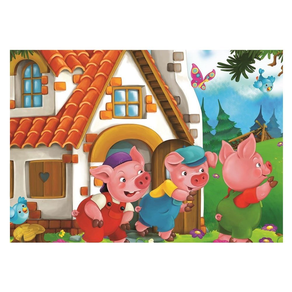 Три поросенка иллюстрации Рудаченко