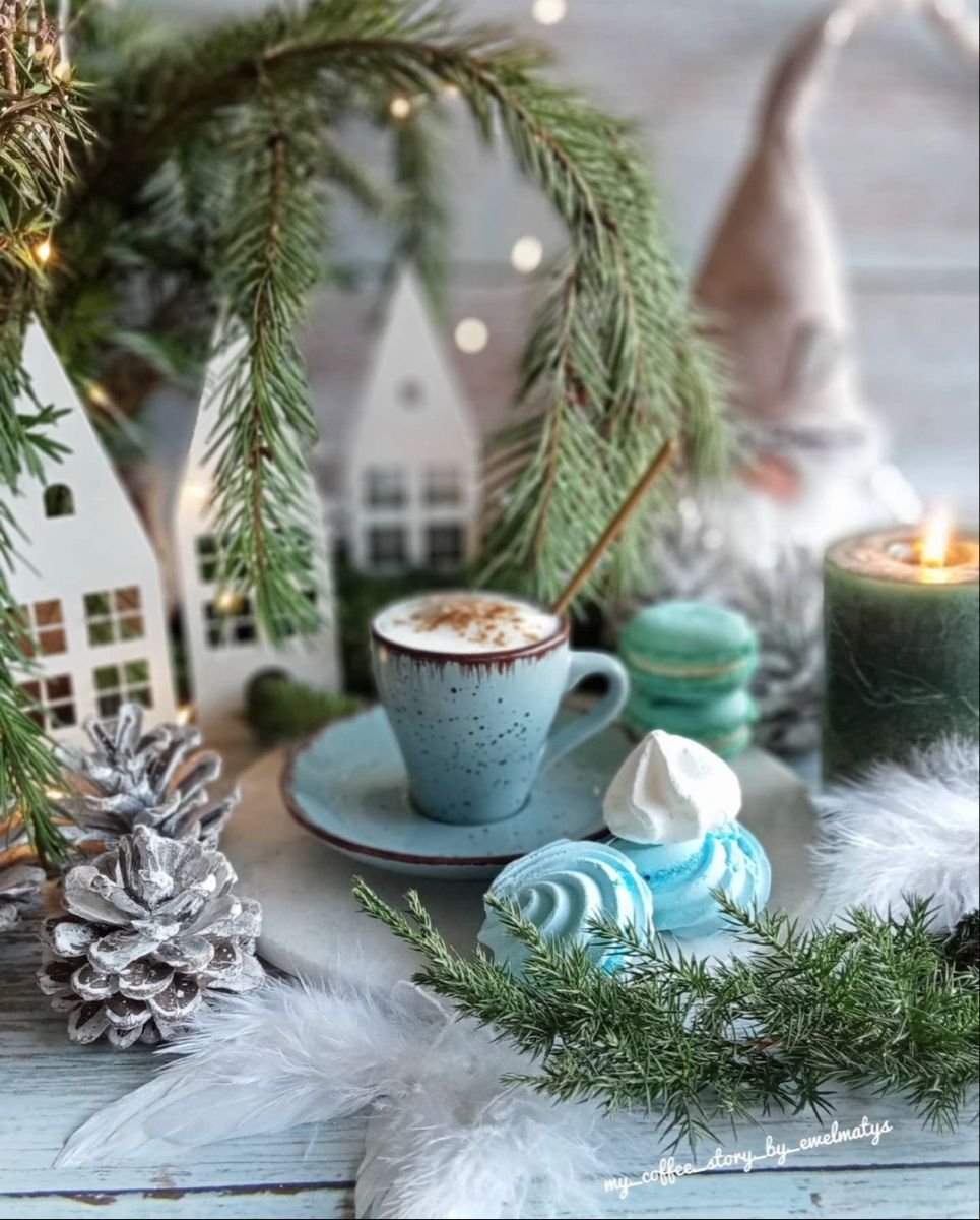 Кофе в зимнем лесу