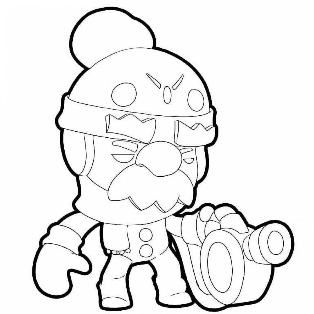 Раскраска геилбравл старс