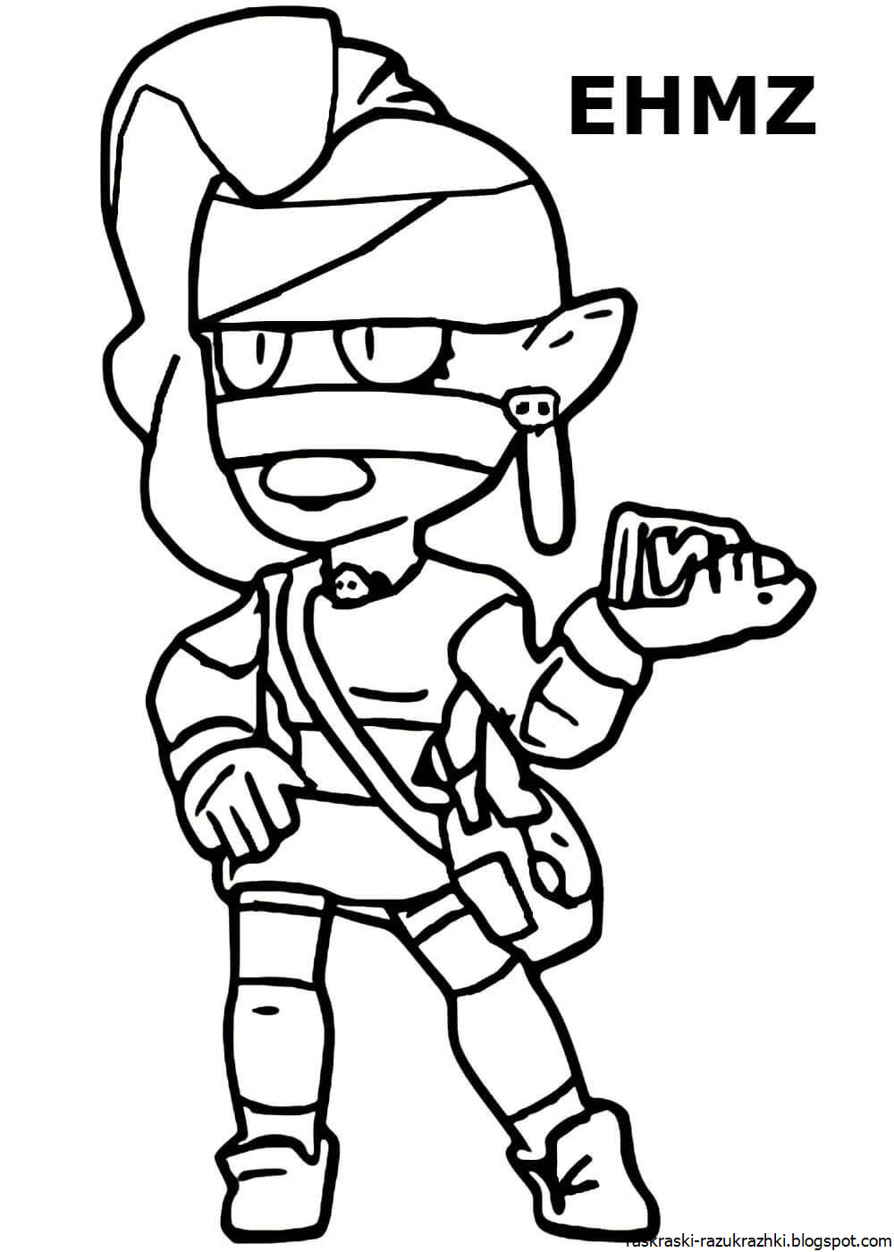 Раскраска Браво старс ЭМЗ