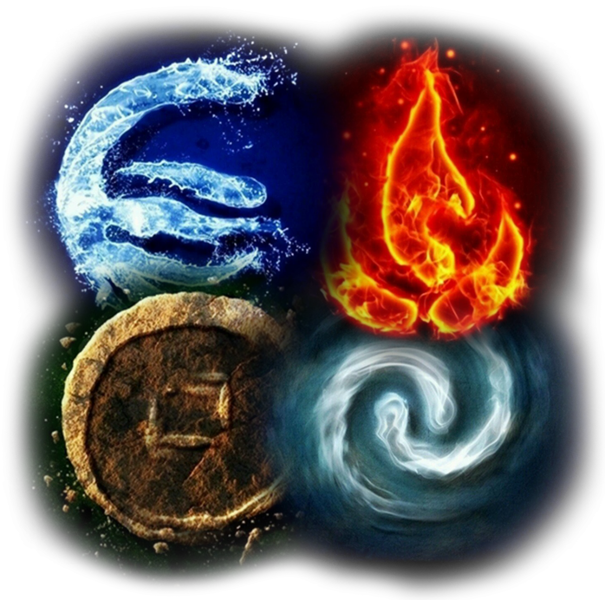 Стихии огонь вода воздух земля