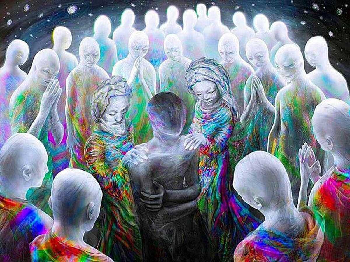 Человек выделяется из толпы