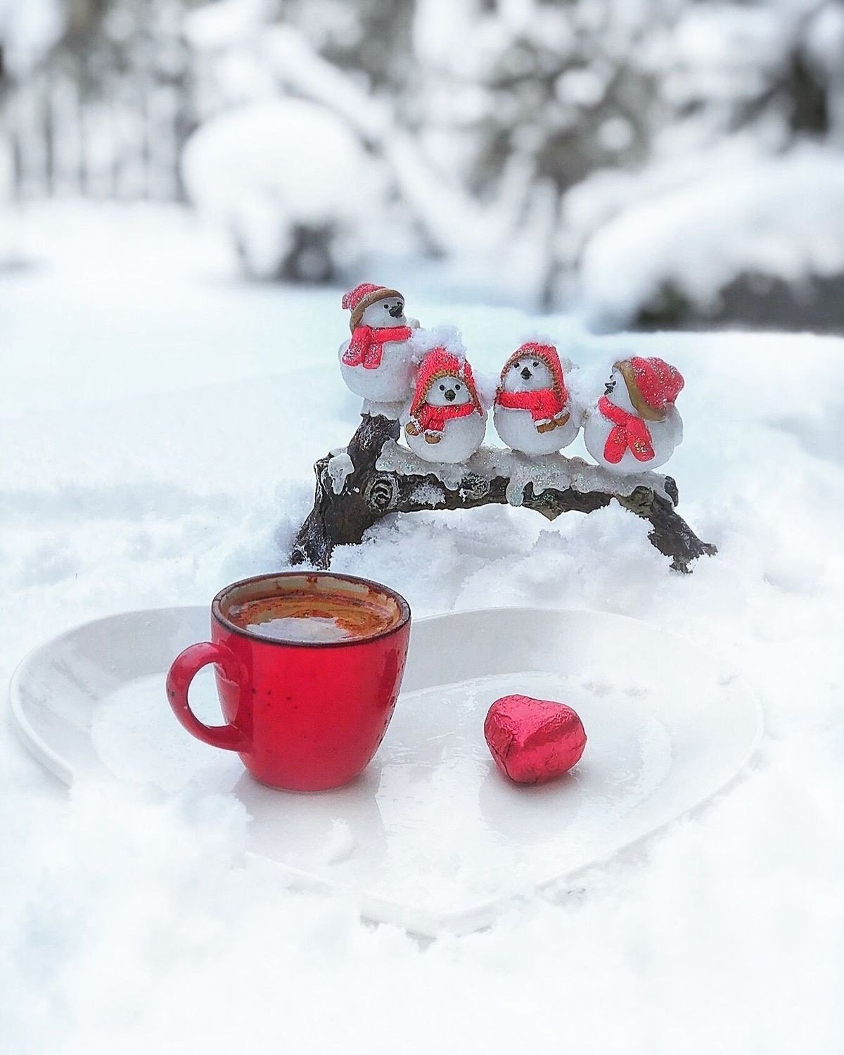 Доброе зимнее утро с кофе