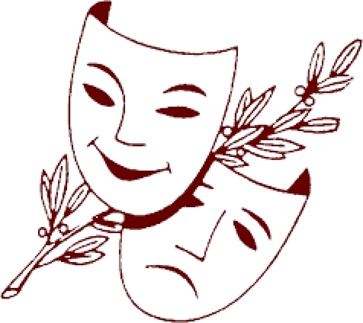 Театральная маска для печати. Театральный символ маски. Символ театра. Театральная маска трафарет. Театральные маски черно белые.
