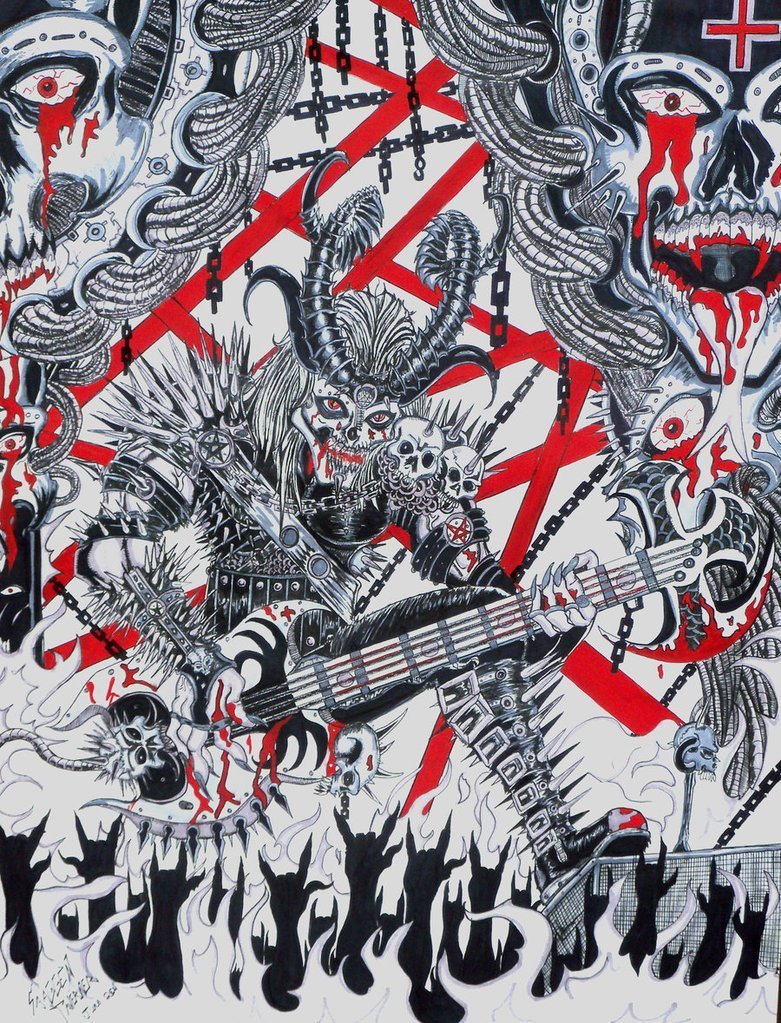 Рок металл арт