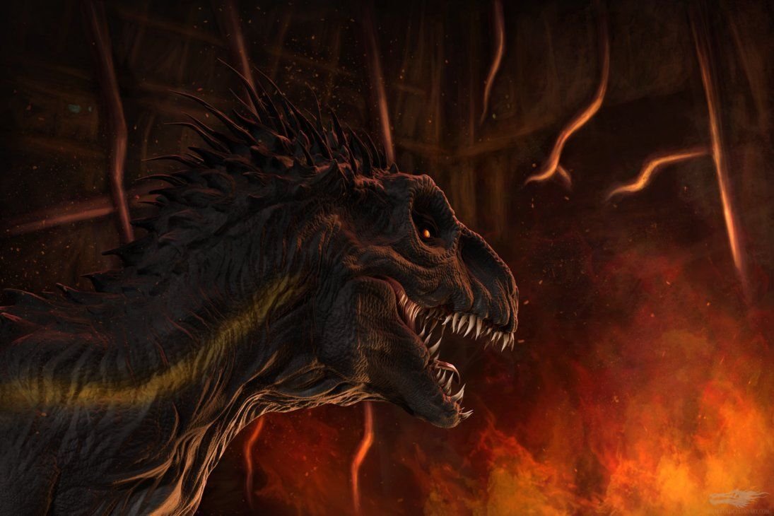 Индораптор арт