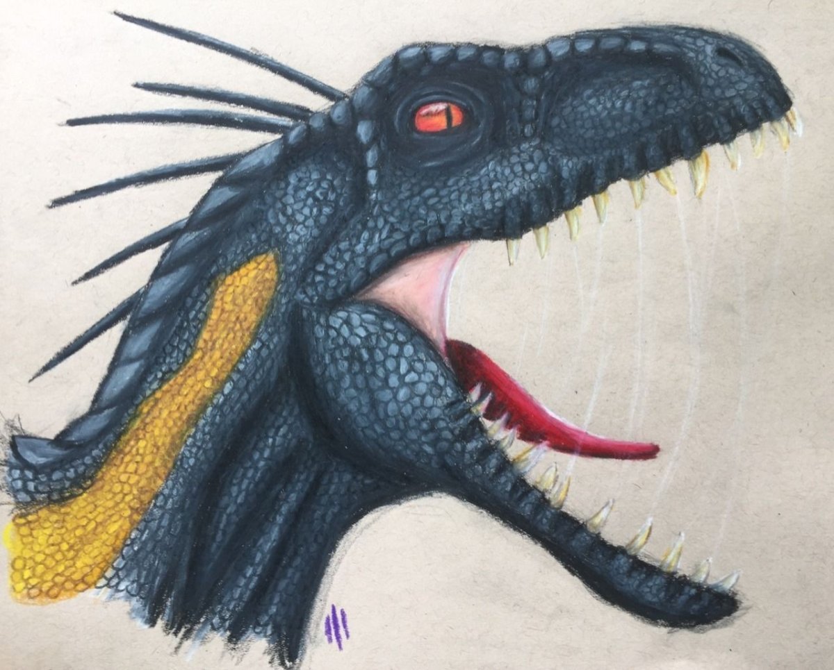 Индораптор рисунок