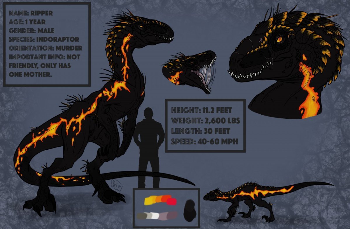 Индораптор фанфики