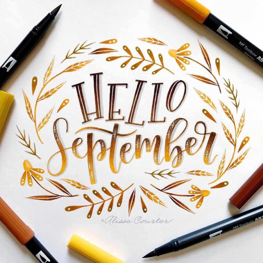 Brush Pen каллиграфия