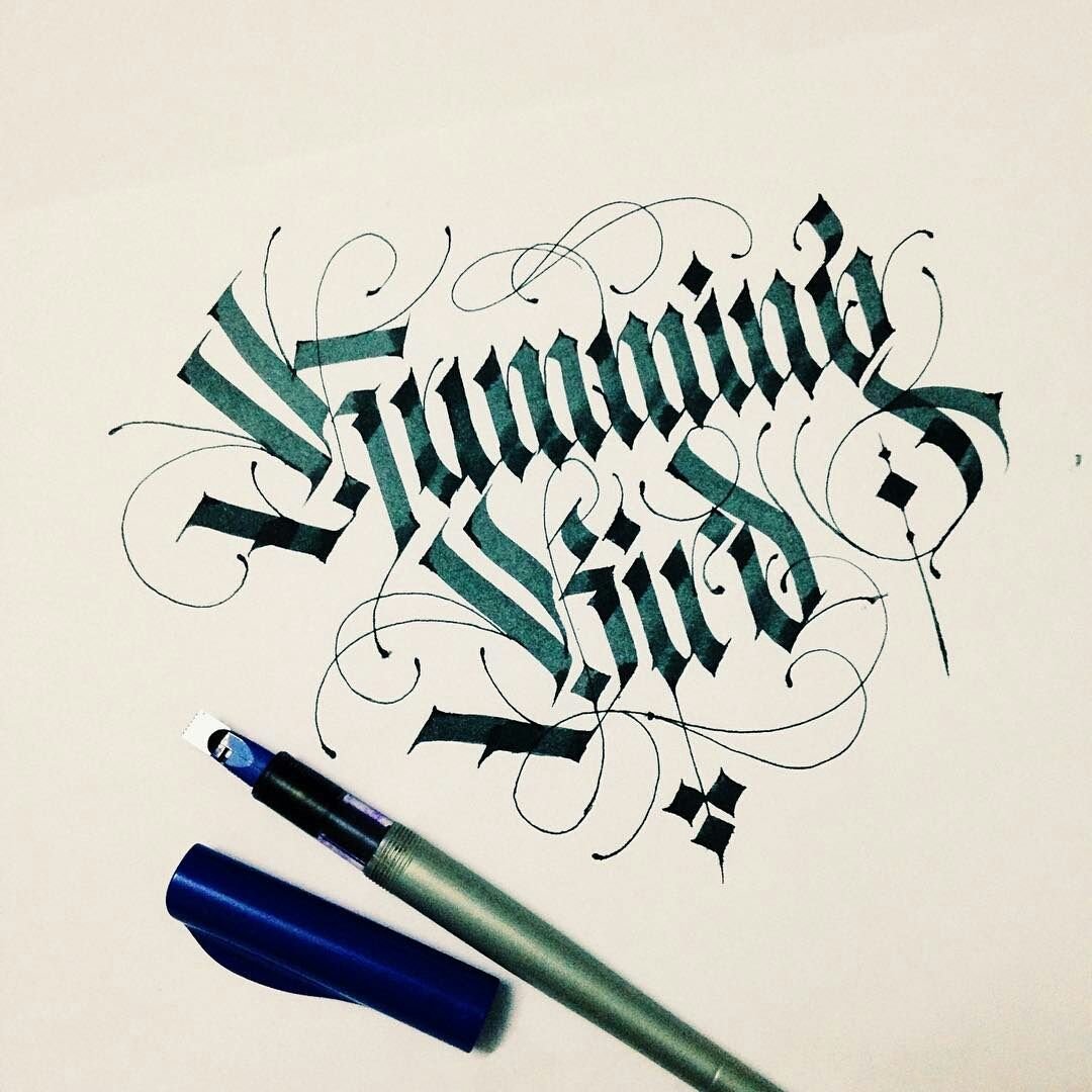 Каллиграфия и леттеринг