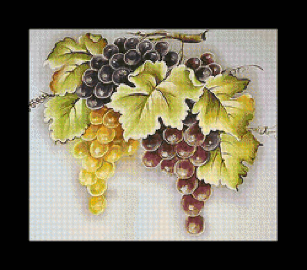 Роспись Виноградная лоза