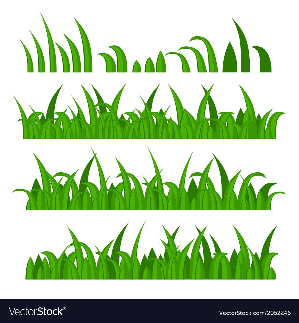 Разукрасить зелёную траву