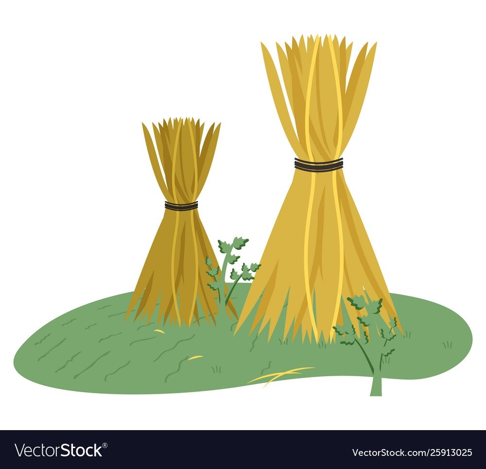 Стог сена вектор