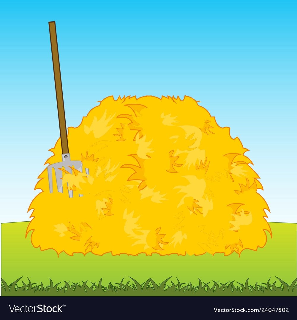 Нарисовать сено