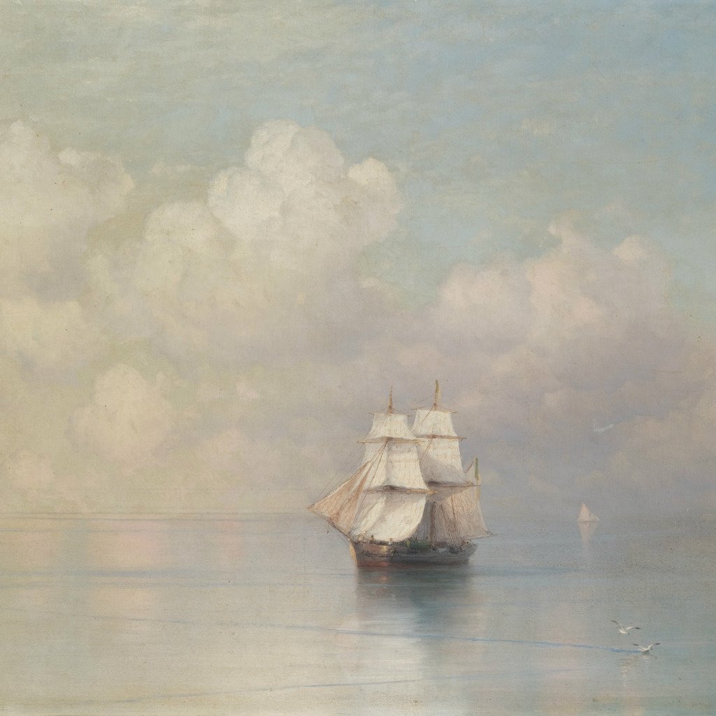 Иван Айвазовский Аю-Даг в туманный день