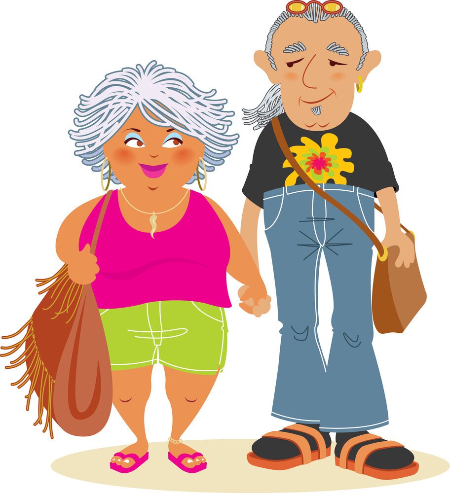 Классные дедушка и бабушка