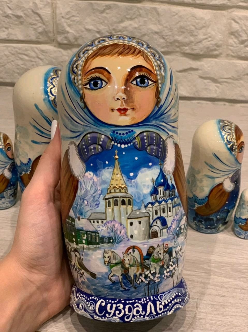 Матрешка "5 м малек поднос"