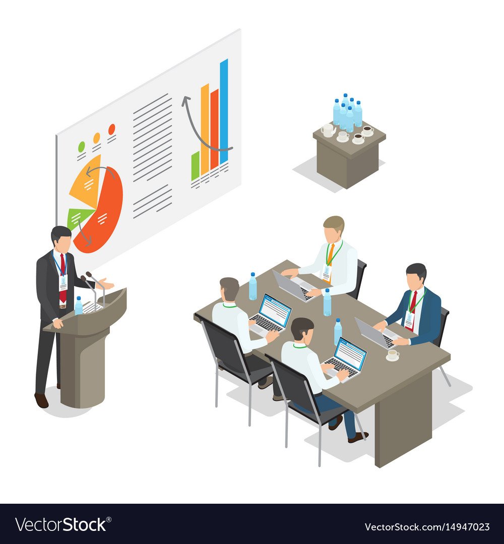 Совещание на прозрачном фоне