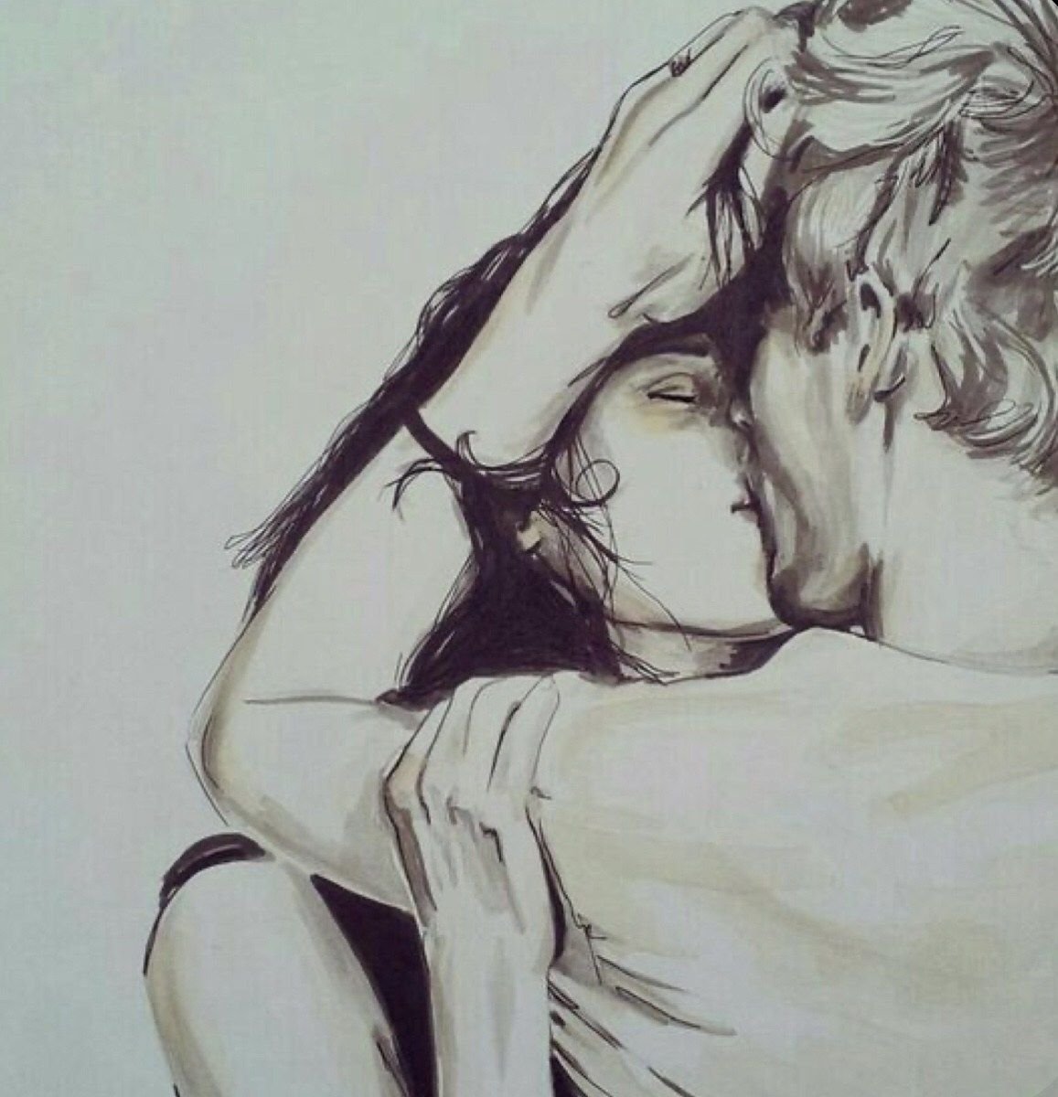 Рисунки влюбленных пар