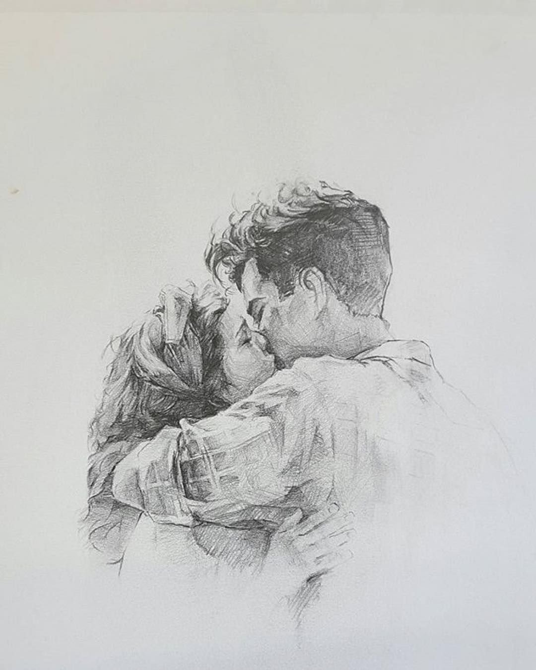 Влюбленные карандашом