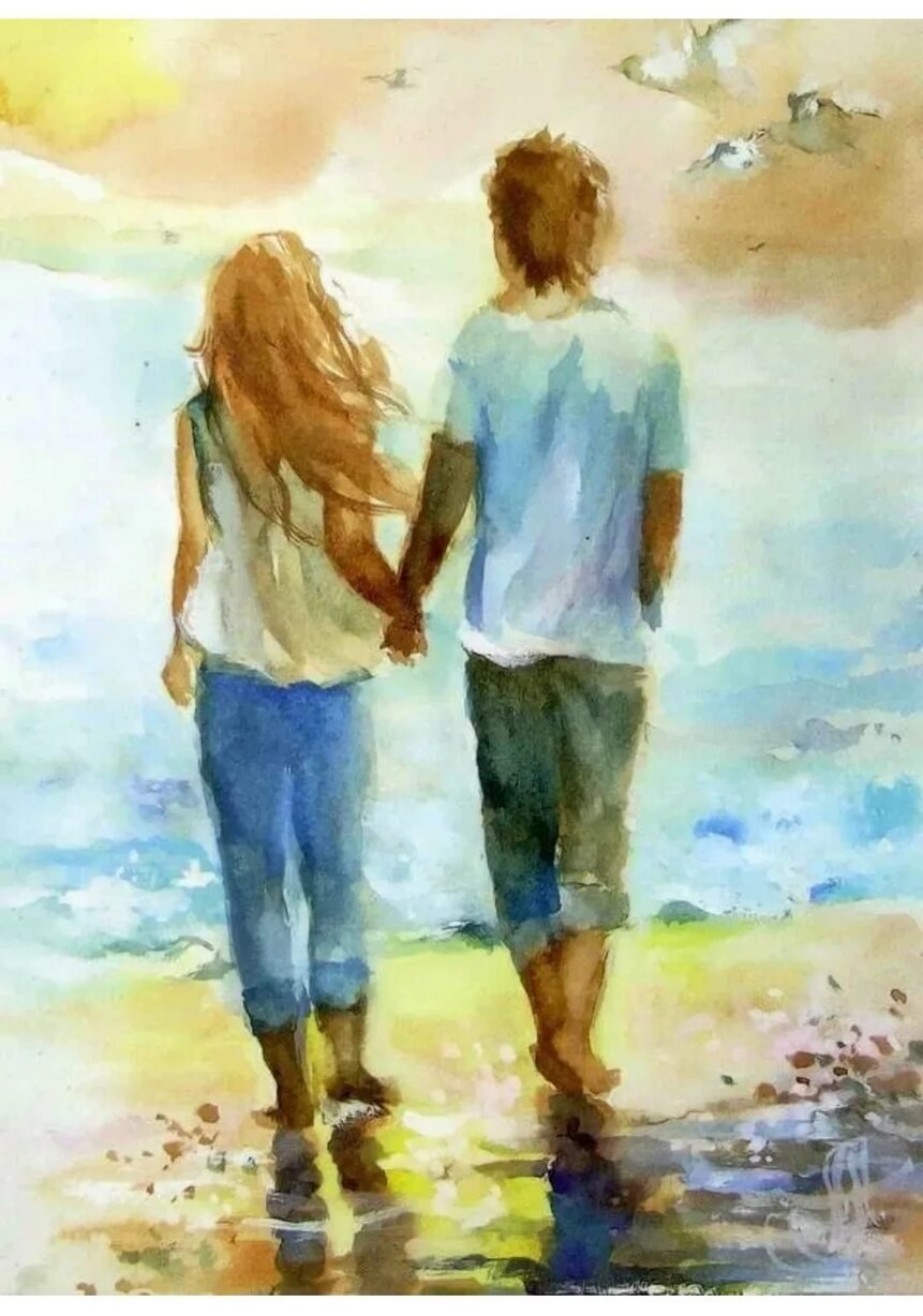 Влюбленные карандашом