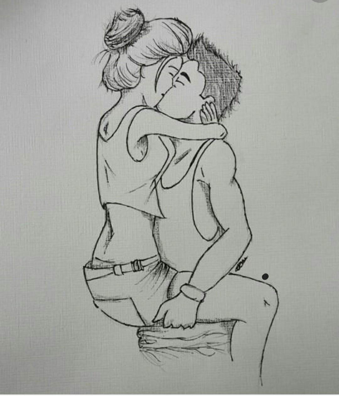 Рисунки карандашом влюбленные пары