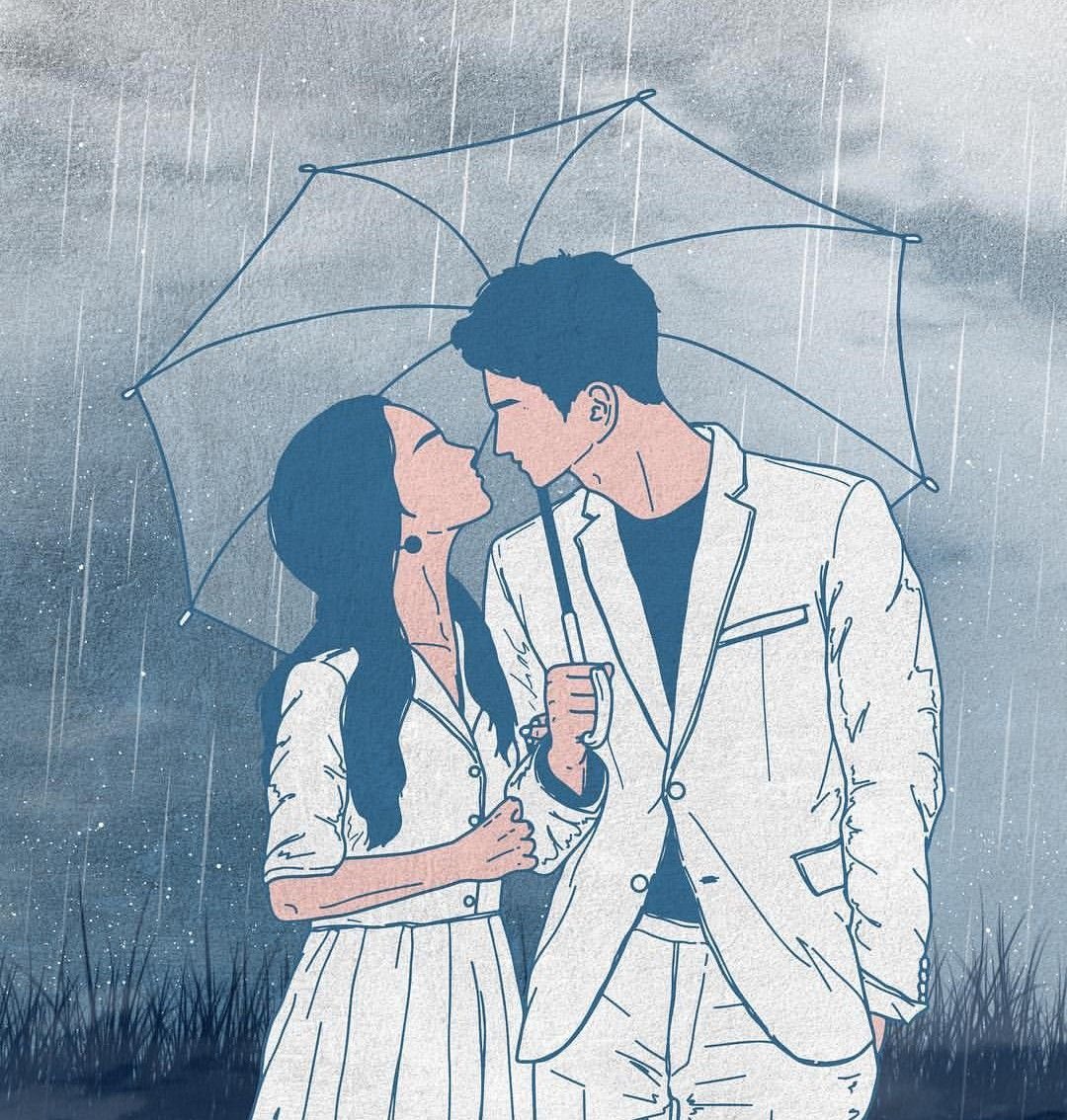 Влюбленная пара арт