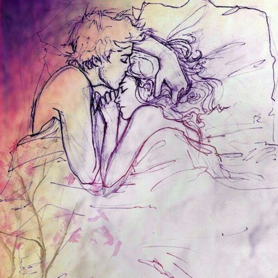 Картина влюбленная пара