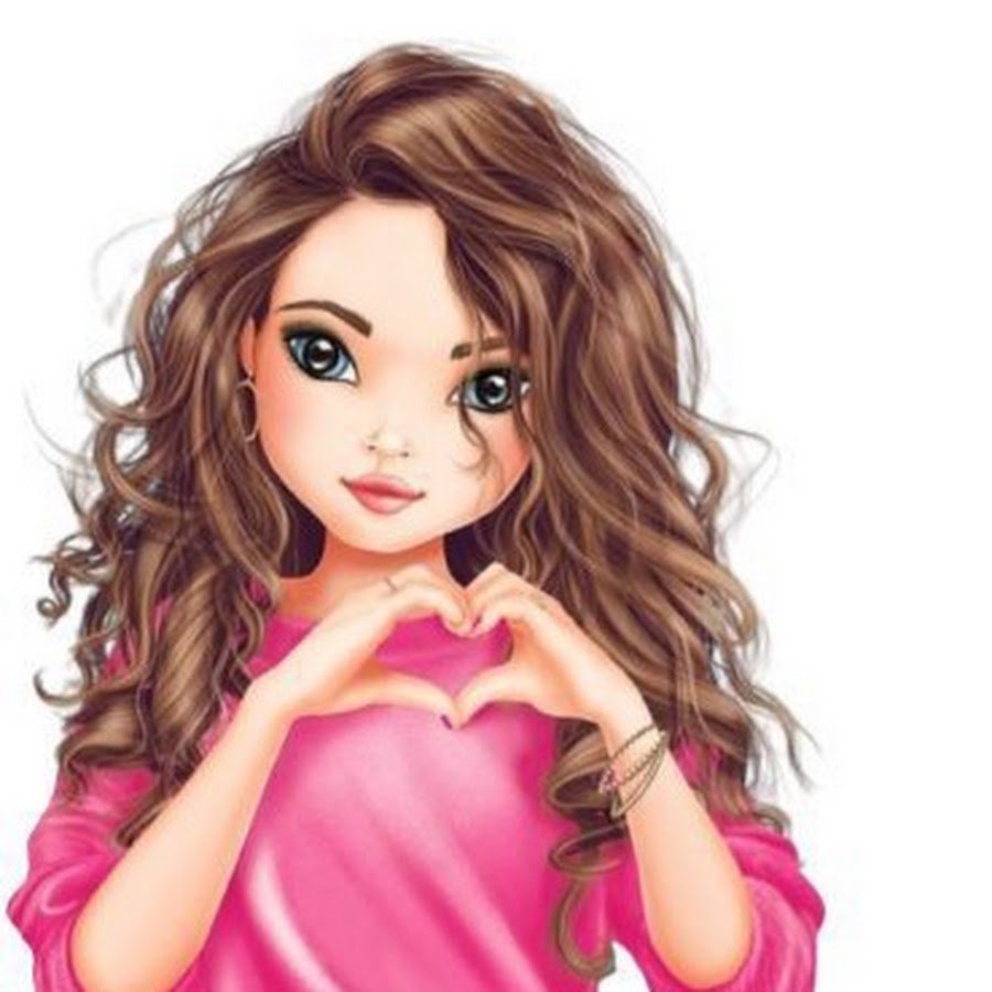 Картинки девочки мультяшные самые красивые и милые